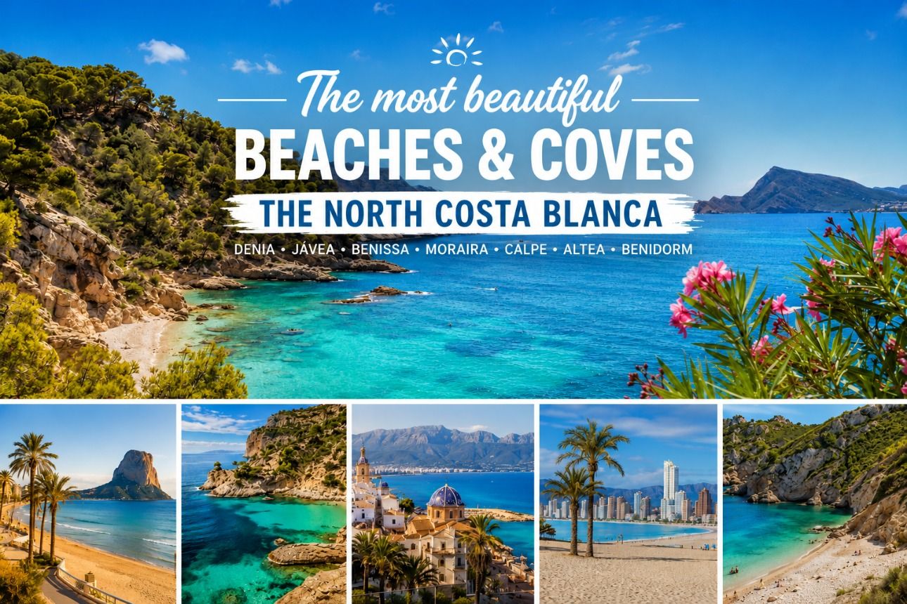 Discover this coastal paradise: the most beautiful beaches and coves of the Northern Costa Blanca