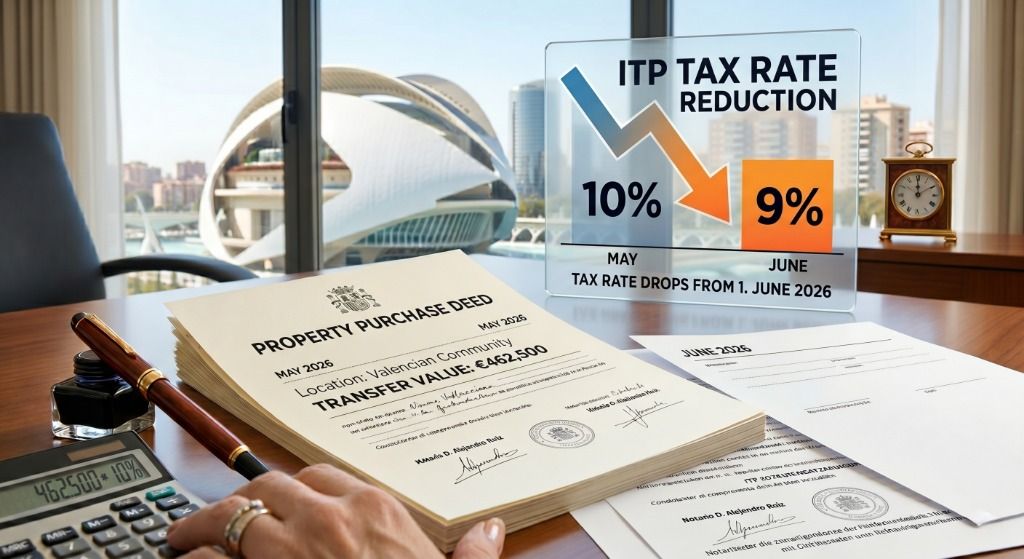 Property Transfer Tax in Valencia 2026: Save on Your Property Purchase from June