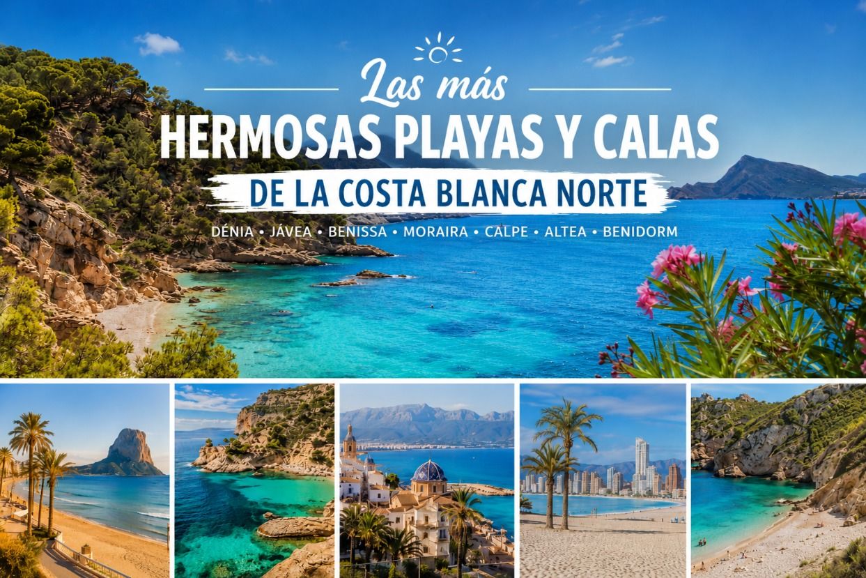 Descubre este paraíso costero: las playas y calas más bonitas de la Costa Blanca Norte