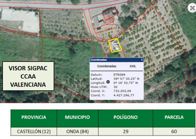Finca rústica en Onda, venta