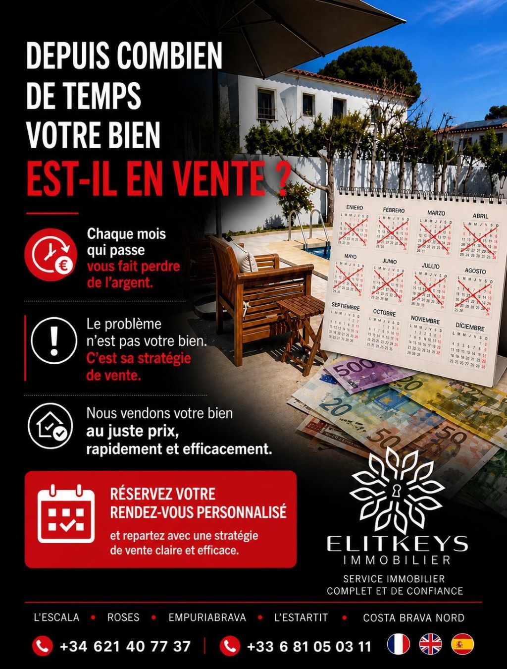 Votre bien tarde à se vendre sur la Costa Brava ? Voici pourquoi