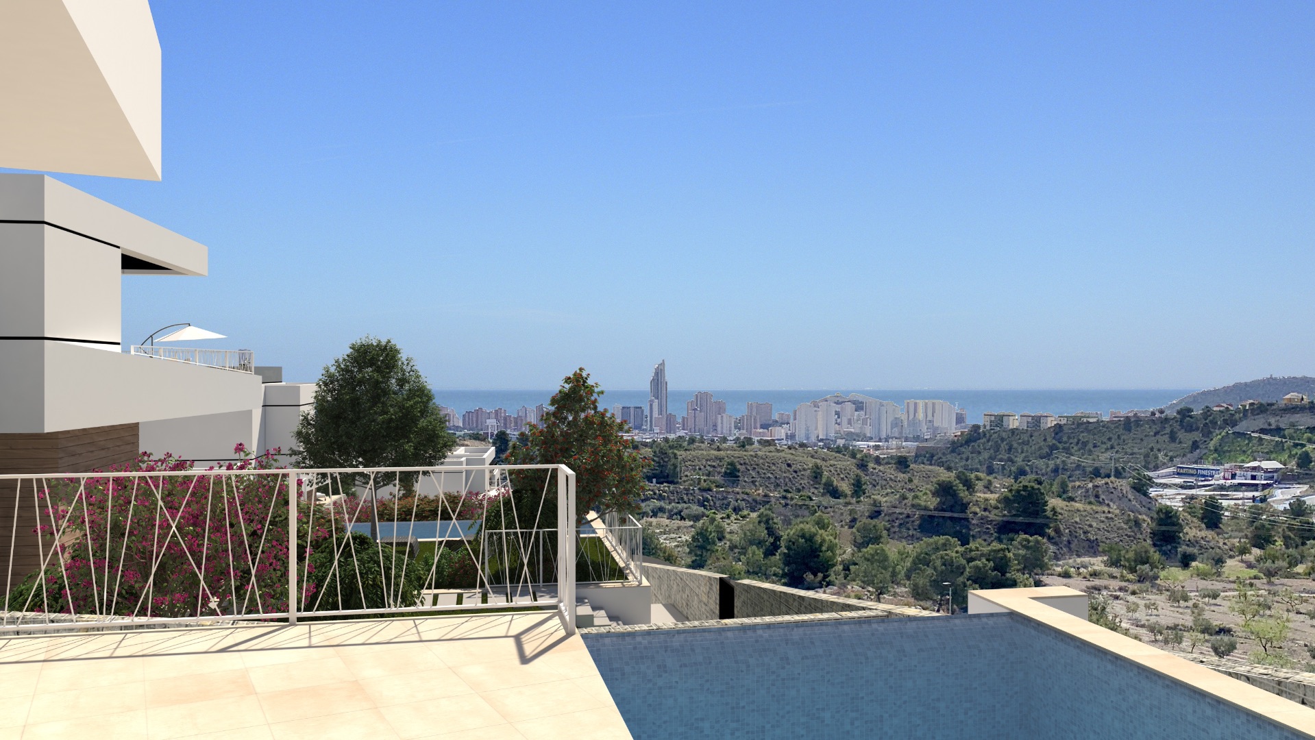 Residencial Castellets, luxe villa&#39;s met panoramisch uitzicht op de Middellandse Zee. - Rentablanca
