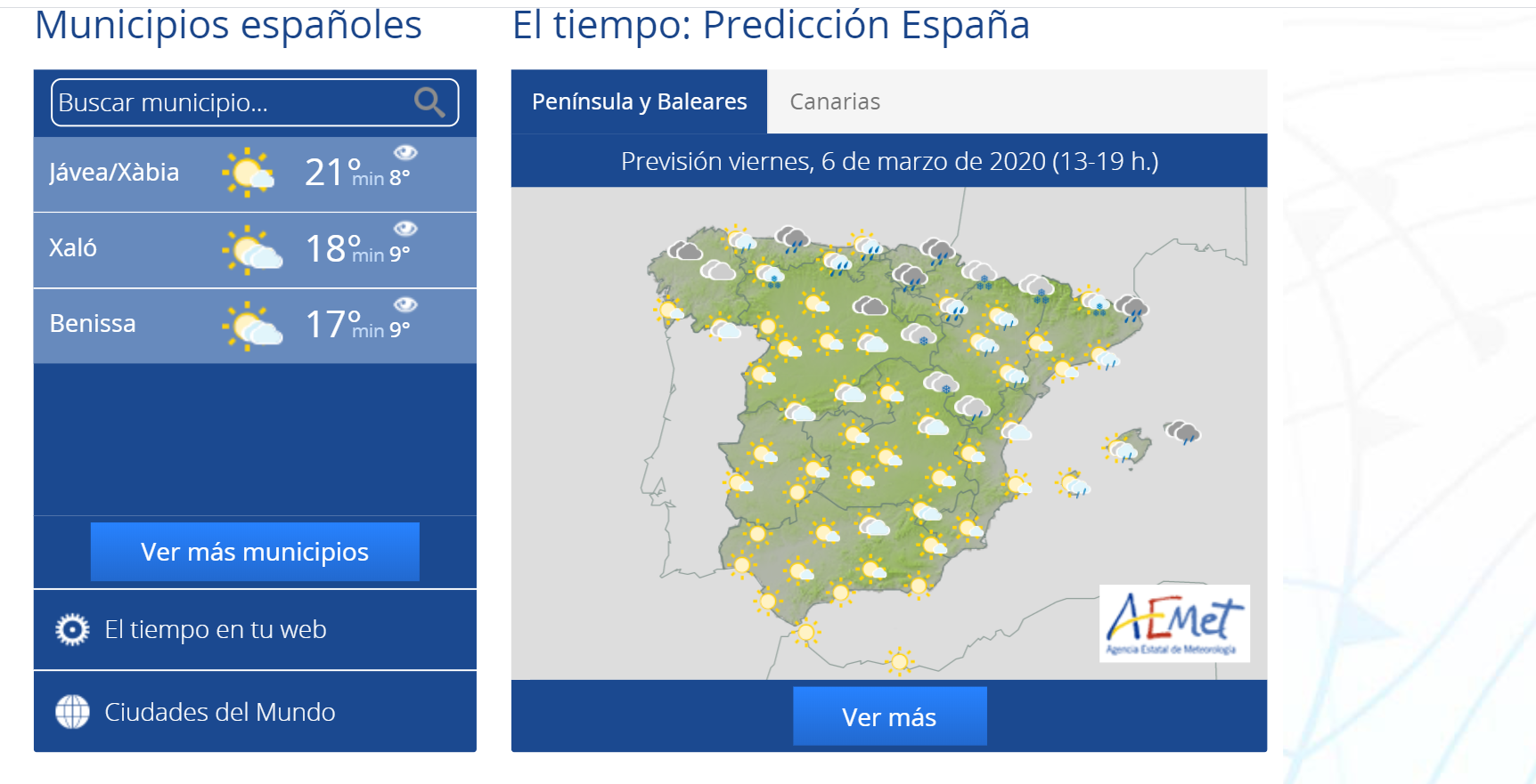 prediccion meteorologica