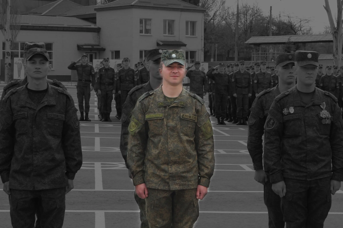 Sergei Solovyov at the graduation ceremony in April 2022