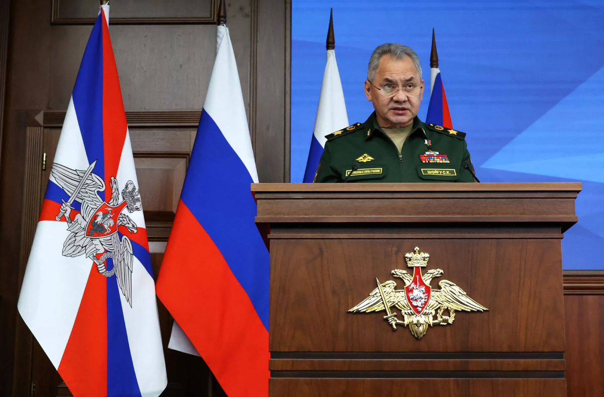 Minister of defense Sergey Shoigu