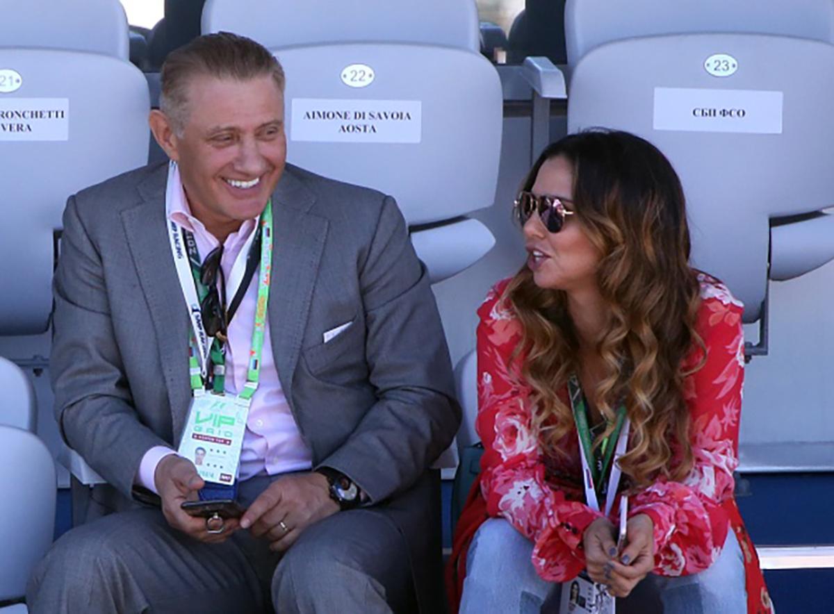  Boris and Karina Rotenberg at the 2017 Formula 1 in Sochi, Russia