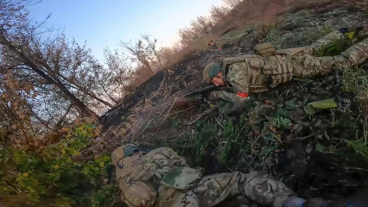 Российские военные в Курской области, ноябрь 2024 года