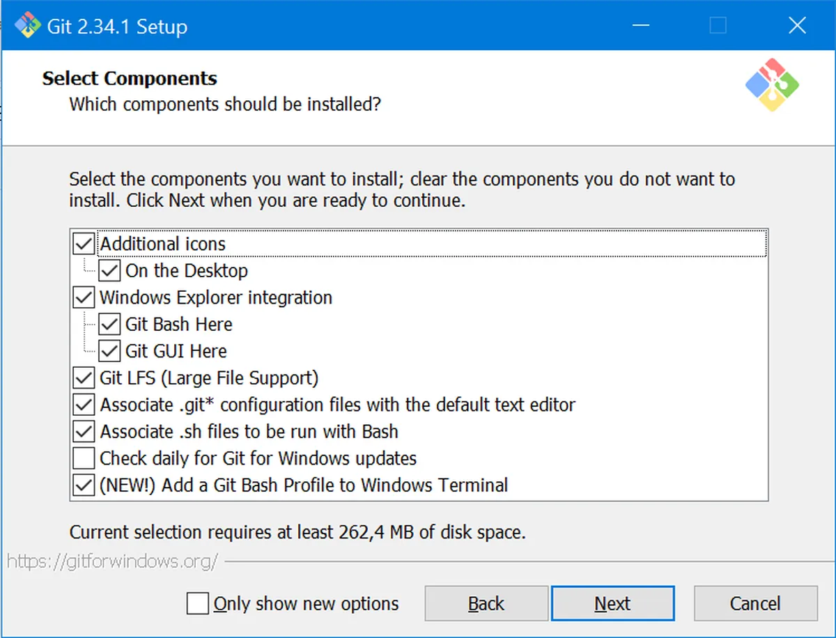 Компоненты для установки