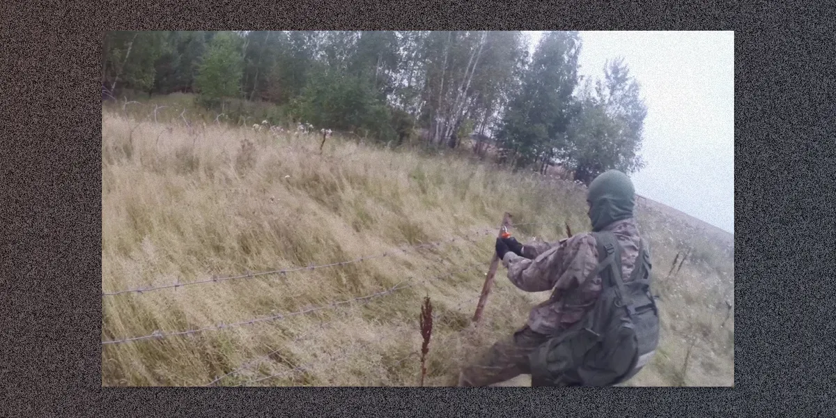 Дмитрий на границе России с Украиной