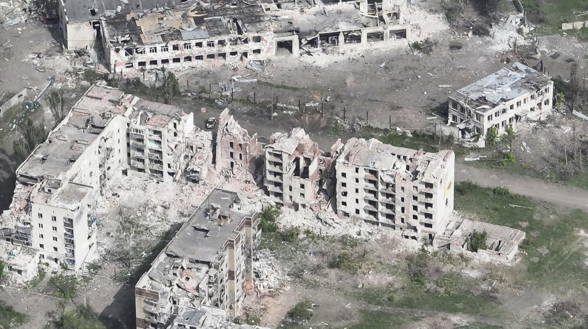 Часов Яр 29 апреля 2024 года, фото с дрона