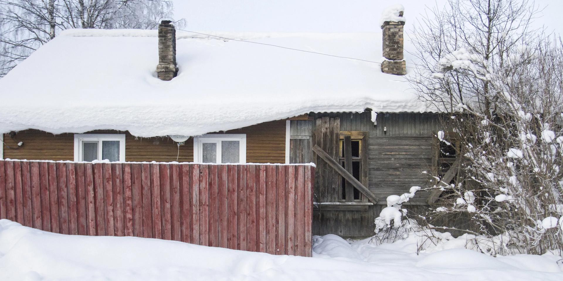 Houses Wintered with Snow