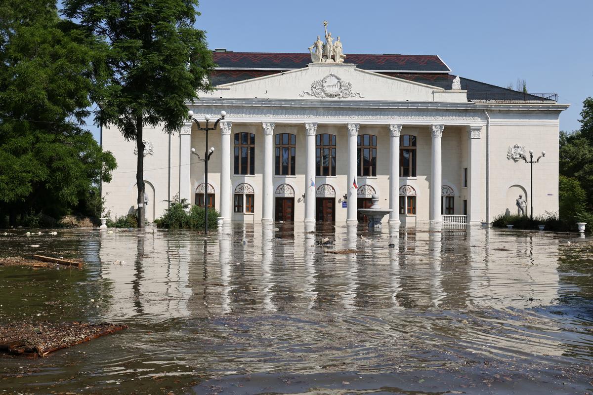 ДК в Новой Каховке (оккупирована РФ)