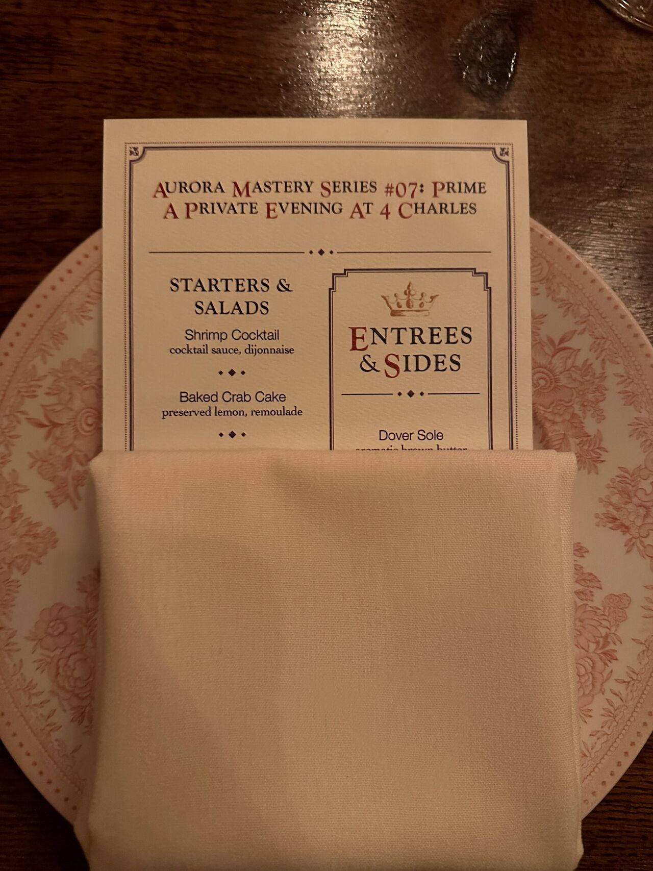 Prime at 4 Charles