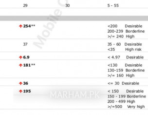 Cholesterol Levels High 