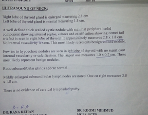 Small Thyroid Nodules