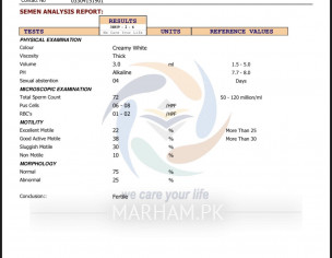 Sperm Report Check 