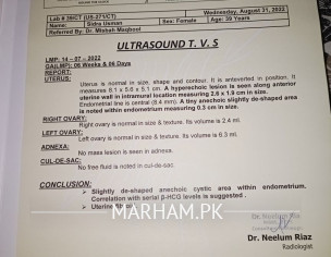 Low HCG Level Increasing At 6 Weeks