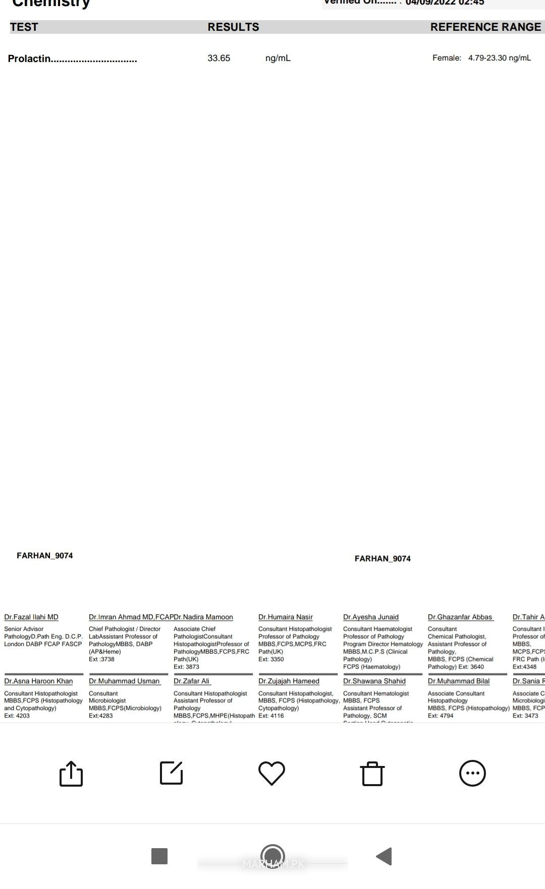 Ask a General Physician Online for High Prolactin Level