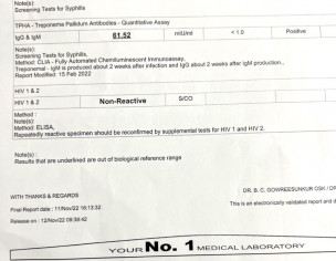 Dermatologist/ Venereal Disease