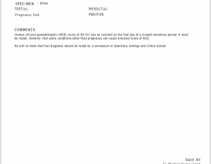Pragnancy Report