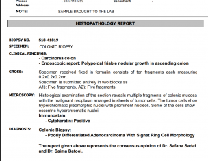 Chronic Diarrhoea... 