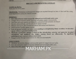 MRI Tests And Some Other Tests