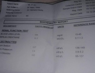 Right Kidney Became Small With 10.1 Creatinine.