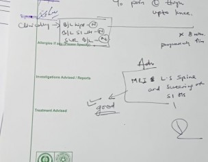 Pain In Left Thigh And Back