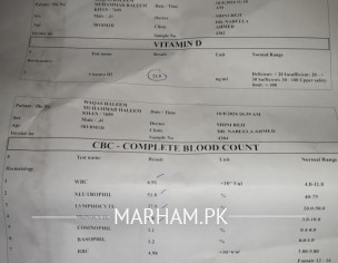 Vitman D Report Test