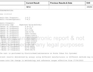 Asking About Test Report