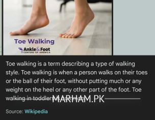 Tip Toe Walking