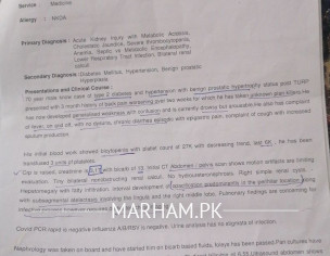 Back Pain+chest Infection