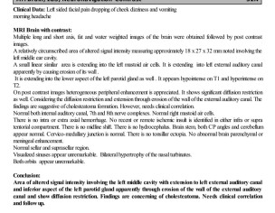Confirmed Diagnosis About Having Tumor Or Not