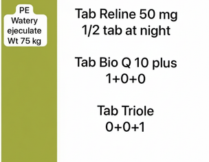 Premature Ejaculation/ Early Discharge