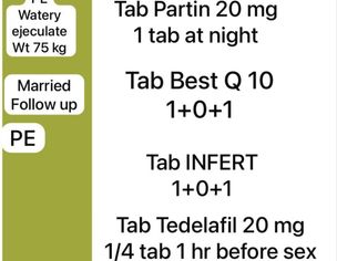 Premature Ejaculation/ Early Discharge