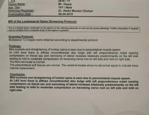 Lower Back And Neck Pain