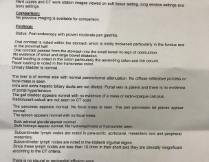 Moderate Pangastritis