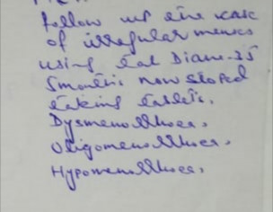 Periods Irregularity 