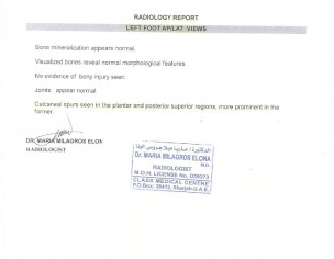 HEEL SPUR &amp; ACHILIES TENDINITIS
