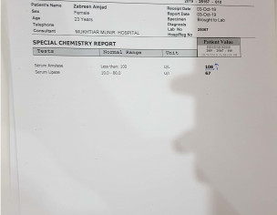 Either Infection Or Pancreatitis