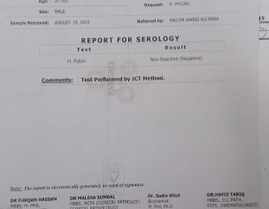 Past Typhoid  Treatment Done Now Severe Stomach Problem