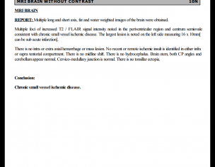 MRI Report