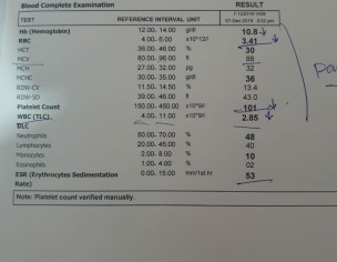 Platelets Decrease 