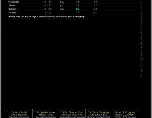 Lfts  (AlT AST GAMMA GT) HIGH