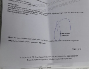 Removal Of Right Ovary