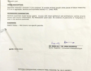 Moderate Pangastritis