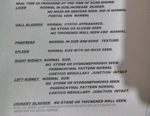 Intense Abdominal Pain