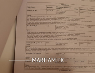 Rubella Ab IgG Is Positive