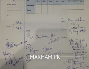 Central Vision Loss In Left Eye