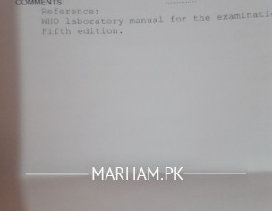 Semen Analysis Report